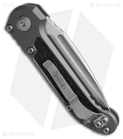 Microtech LUDT Gen III S/E Automatic Knife Natural Clear Al (3.5" SW Serr) 