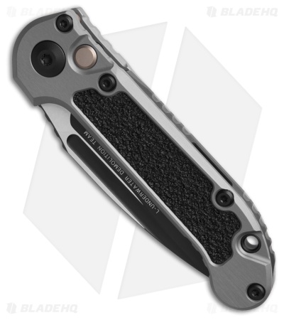 Microtech LUDT Gen III S/E Automatic Knife Natural Clear Al/3M (3.5" Black Serr)