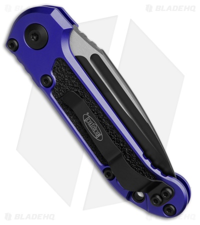 Microtech LUDT Gen III S/E Automatic Knife Purple Al/3M (3.5" Black)