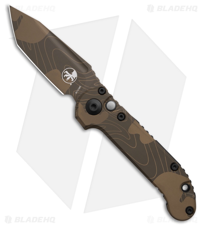 Microtech LUDT Gen III S/E Automatic Knife Toographic Badlands