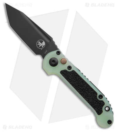 Microtech LUDT Gen III T/E Automatic Knife Jade G-10 (3.5" Black)