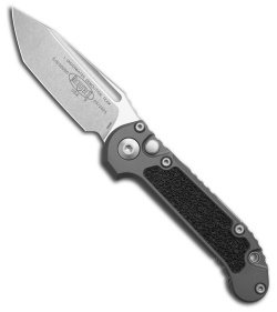 Microtech LUDT Gen III T/E Automatic Knife Natural Clear Aluminum (3.5" SW)
