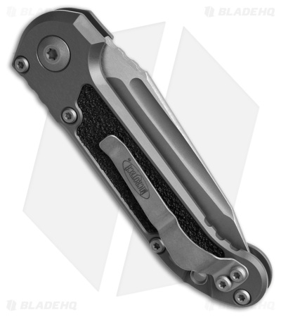 Microtech LUDT Gen III T/E Automatic Knife Natural Clear Al (3.5" Apoc Serr)