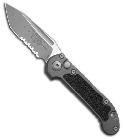 Microtech LUDT Gen III T/E Automatic Knife Natural Clear Al (3.5" Apoc Serr)