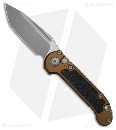 Microtech LUDT Gen III T/E Automatic Knife Tan Aluminum (3.5" Apocalyptic)