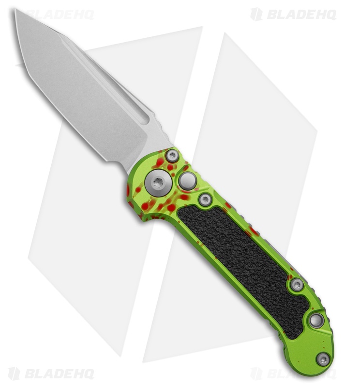 Microtech LUDT Gen III T/E Automatic Knife Zombie Aluminum (3.5 Stonewash)