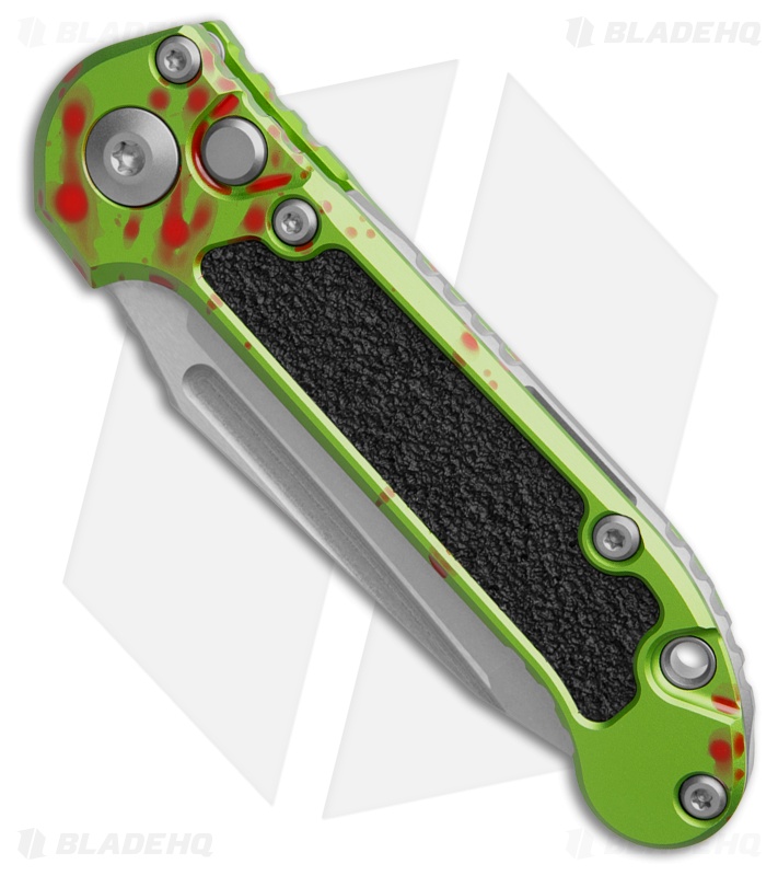Microtech LUDT Gen III T/E Automatic Knife Zombie Aluminum (3.5 SW Full Serr)