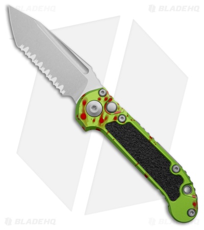 Microtech LUDT Gen III T/E Automatic Knife Zombie Aluminum (3.5 SW Full Serr)