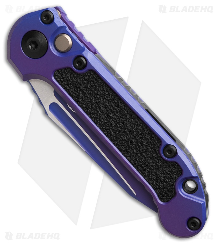 Microtech LUDT Gen III T/E SS Automatic Knife Purple Aurora (3.5" Purple Aurora)