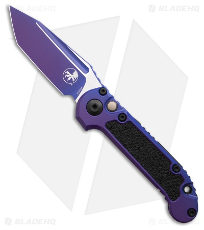 Microtech LUDT Gen III T/E SS Automatic Knife Purple Aurora (3.5" Purple Aurora)