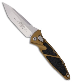 Microtech Socom Elite T/E Automatic Knife Tan Aluminum (4" Stonewash)
