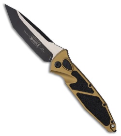 Microtech Socom Elite T/E Automatic Knife Tan Aluminum (4" Two-Tone)