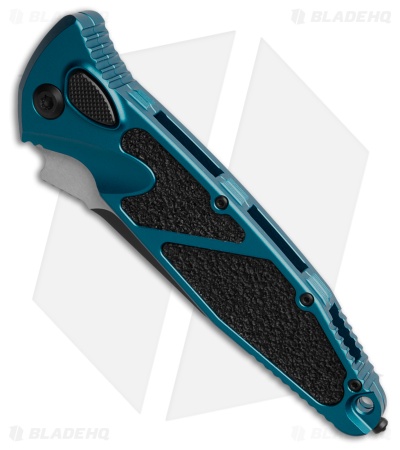 Microtech Socom Elite S/E Automatic Knife Blue Aluminum (4" Black) 160A-1BL