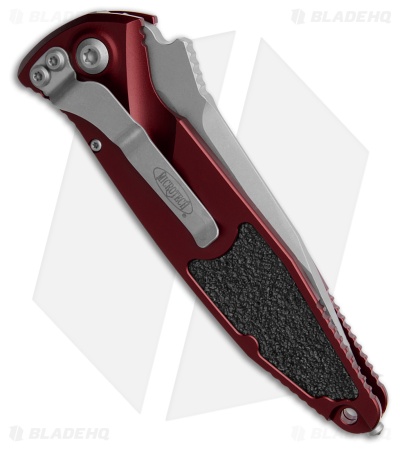 Microtech Socom Elite S/E Automatic Knife Merlot Red Aluminum (4" Apoc Serr)