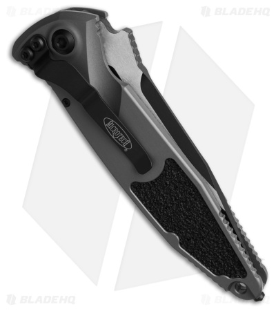 Microtech Socom Elite S/E Automatic Knife Natural Clear Aluminum (4" Two-Tone)