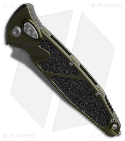 Microtech Socom Elite S/E Automatic Knife OD Green Al (4" Apocalyptic Serr)