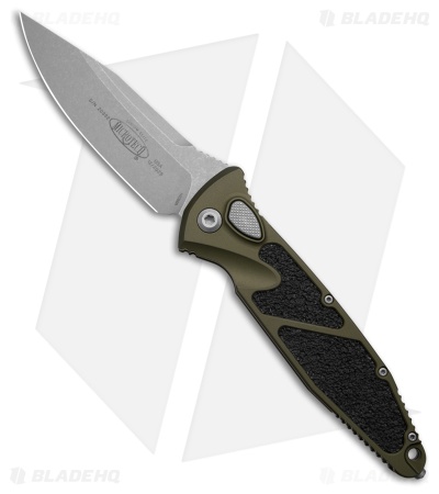 Microtech Socom Elite S/E Automatic Knife Woodlands Green (4" Apocalyptic)