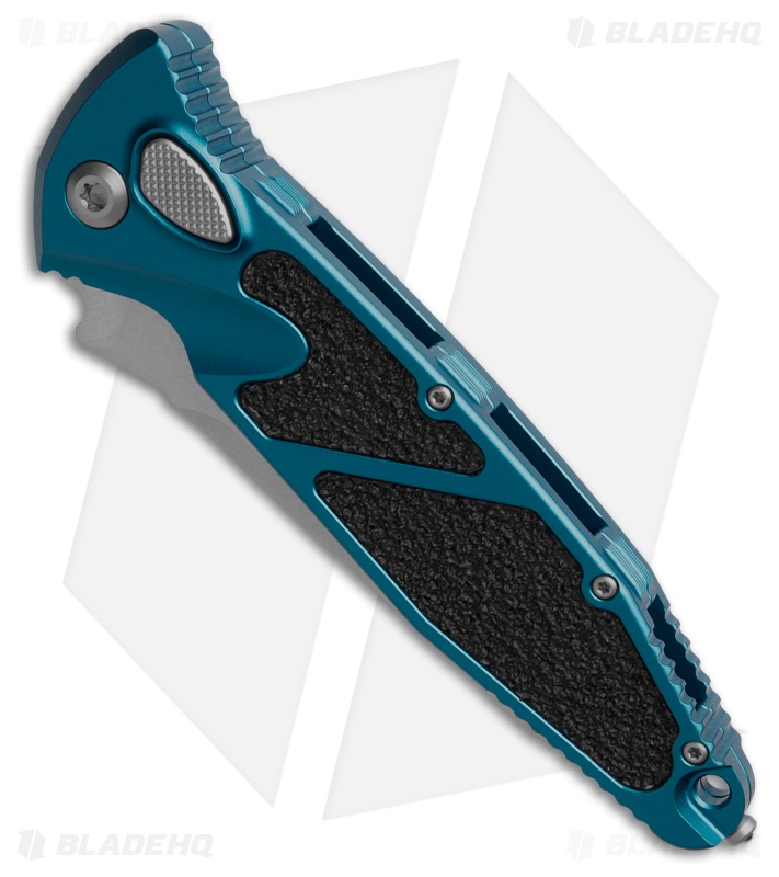Microtech Socom Elite T/E Automatic Knife Blue Aluminum (4" SW) 161A-10BL