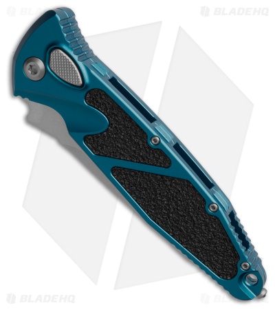 Microtech Socom Elite T/E Automatic Knife Blue Aluminum (4" SW) 161A-10BL