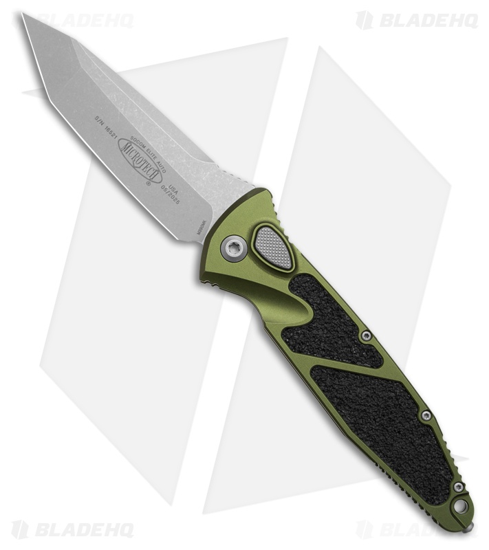 Microtech Socom Elite T/E Automatic Knife OD Green (4" Apocalyptic) 161A-10APOD