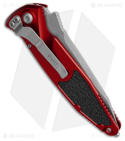 Microtech Socom Elite T/E Automatic Knife Red (4" Apoc Full Serr) 161A-12APRD