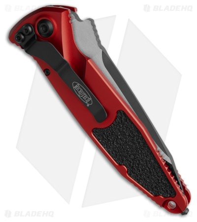 Microtech Socom Elite T/E Automatic Knife Red (4" Black) 161A-1RD