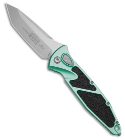 Microtech Socom Elite T/E Automatic Knife Turquoise (4" Stonewash) 161A-10TQ