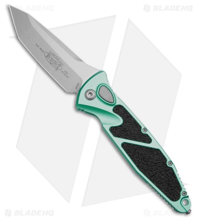 Microtech Socom Elite T/E Automatic Knife Turquoise (4" Stonewash) 161A-10TQ