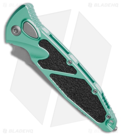 Microtech Socom Elite T/E Automatic Knife Turquoise Aluminum (4" Apoc Serr)