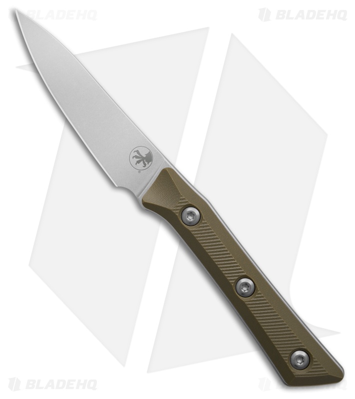 3.5" Pairing Knife Stonewash Standard OD Green G-10