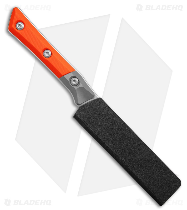 3.5" Pairing Knife Stonewash Standard Titanium Bolster Ember G-10