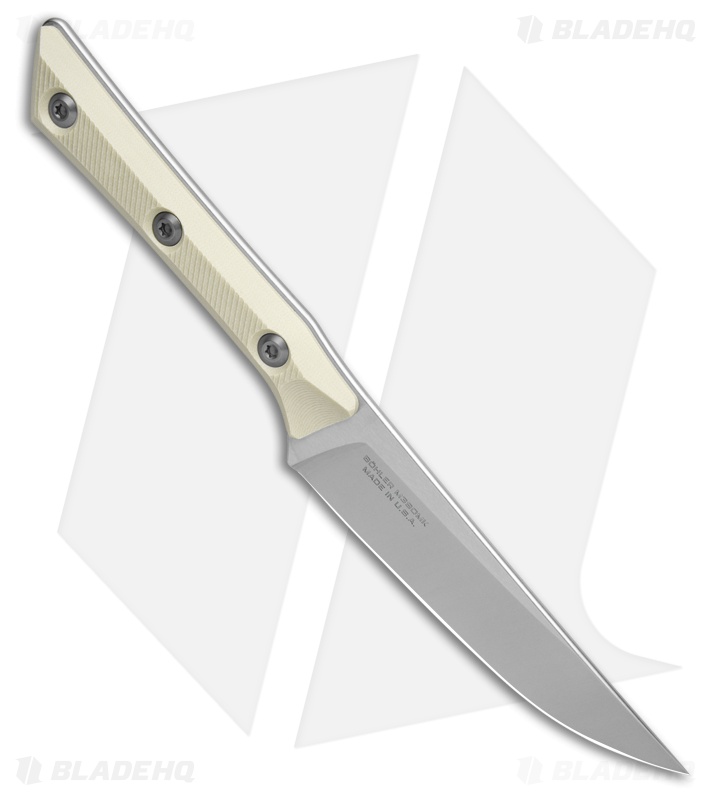 Microtech 4.5" Steak Knife Set Ivory G-10 (4.5" Stonewash)