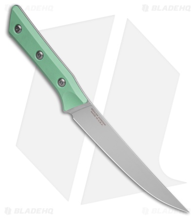 Microtech Boning Fixed Blade Kitchen Knife Caribbean Blue G-10 (6.125" SW)