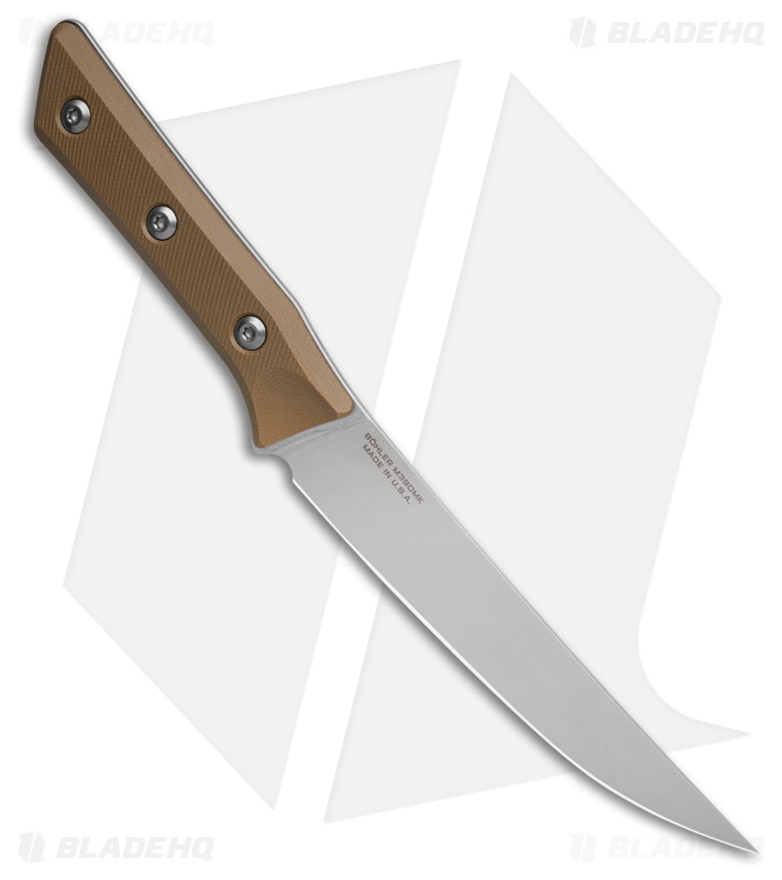 Microtech Boning Fixed Blade Kitchen Knife | Coyote Tan G-10