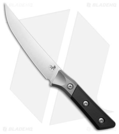 Microtech Boning Fixed Blade Kitchen Knife Black G-10/Ti Bolster (6.125" SW)