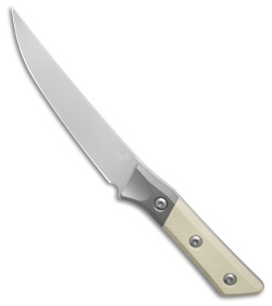Microtech Boning Fixed Blade Kitchen Knife Ivory G-10/Ti (6.125" SW)
