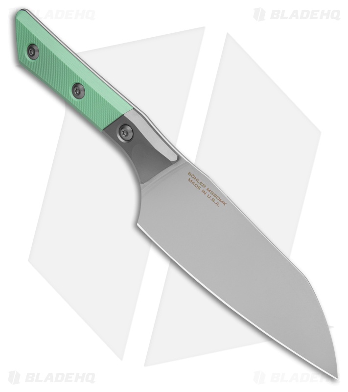 Microtech Santoku Kitchen Knife | Caribbean Blue G-10/Ti