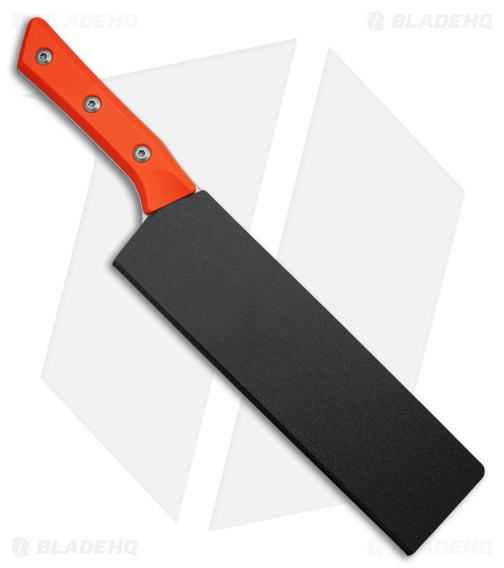 Microtech 8" Chef Fixed Blade Knife Ember G-10 (8" Stonewash) 3000-10EM