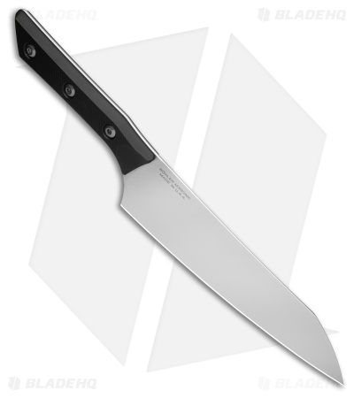 8" Chef Knife Stonewash Stand Black G-10