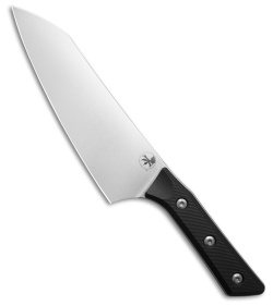 8" Chef Knife Stonewash Stand Black G-10