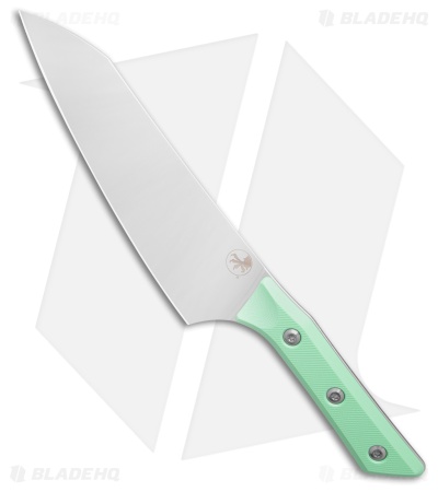 Microtech 8" Chef Fixed Blade Knife Caribbean Blue G-10 (8" Stonewash) 3000-10CA