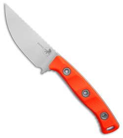Microtech Akris Fixed Blade Knife Ember G-10 (3.7" Stonewash M390MK)