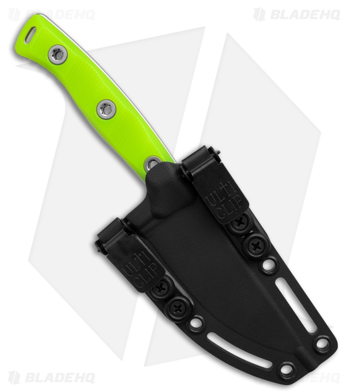 Microtech Akris Fixed Blade Knife High Visibility G-10 (3.7" Stonewash M390MK)