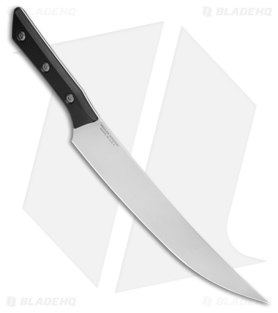 Microtech Butcher Knife Stonewash Bolster Black G-10 (10.25" Stonewash)