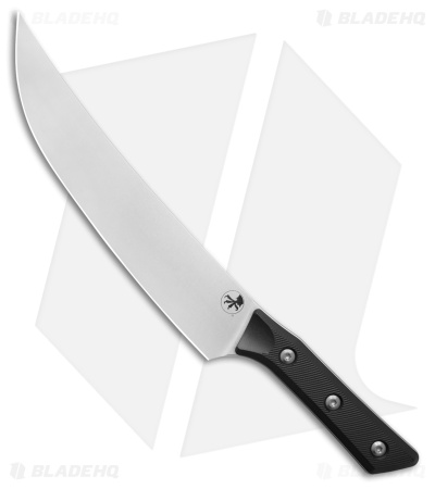 Microtech Butcher Knife Stonewash Bolster Black G-10 (10.25" Stonewash)