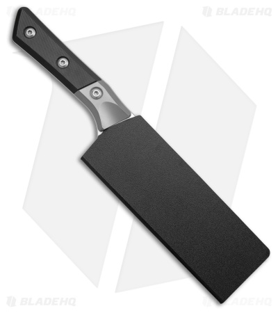 Microtech Santoku Fixed Blade Kitchen Knife Black G-10/BB Titanium (6" SW)