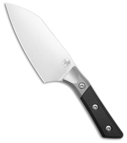 Microtech Santoku Fixed Blade Kitchen Knife Black G-10/BB Titanium (6" SW)
