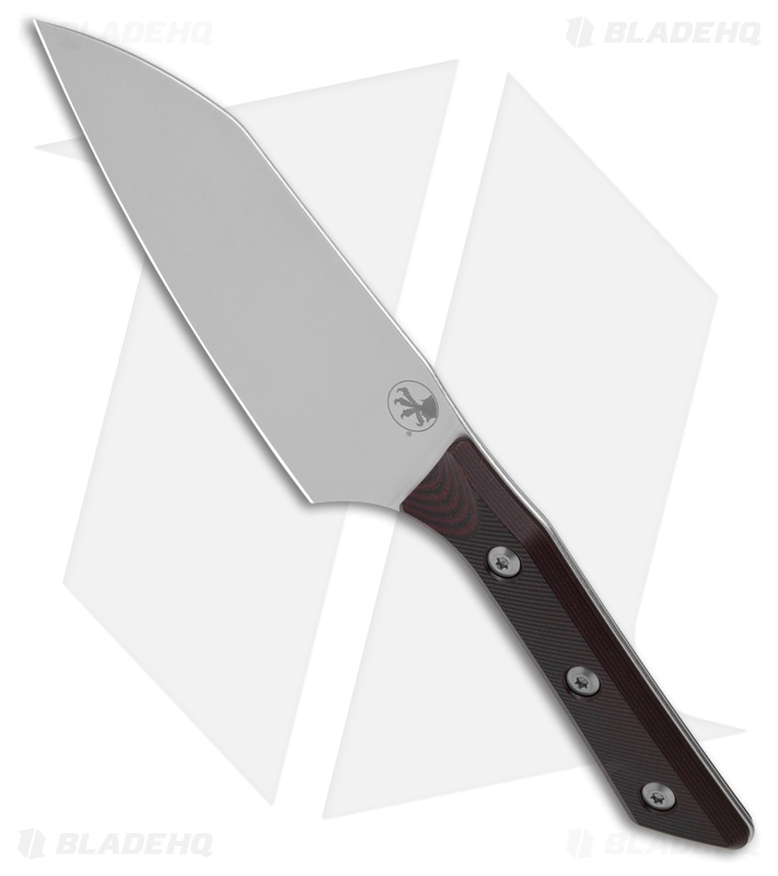 Microtech Santoku Fixed Blade Knife Black Cherry G10 (6" SW) 3200-10BC
