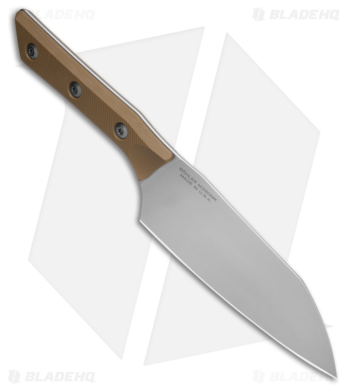 Microtech Santoku Fixed Blade Knife Coyote Tan G10 (6" SW) 3200-10CE