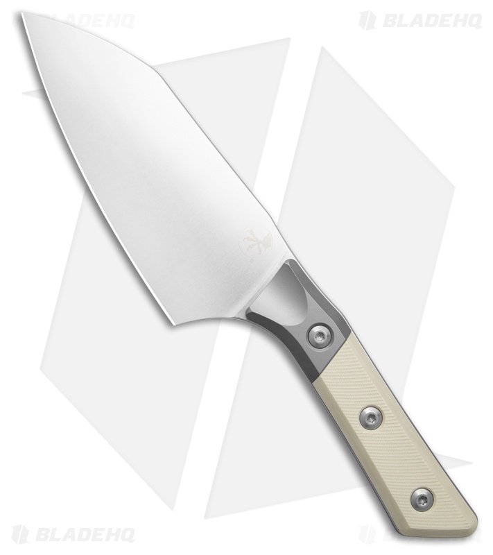 Microtech Santoku Fixed Blade Knife Ivory G10 (6" SW) 3200B-10IV